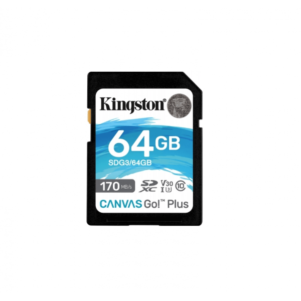 Kingston Canvas Go Plus 64Gb 170MB/s | Mr-Tech.gr